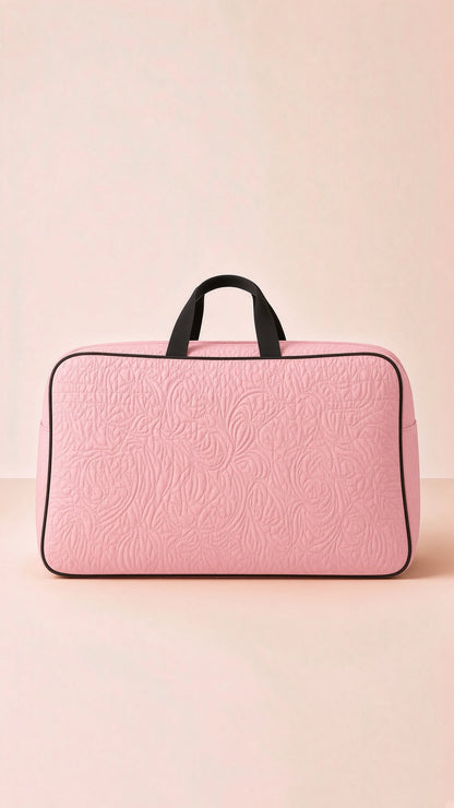 Signature Carry Ease Quilted Bag - Storage & Travelling Bag [Light Pink]